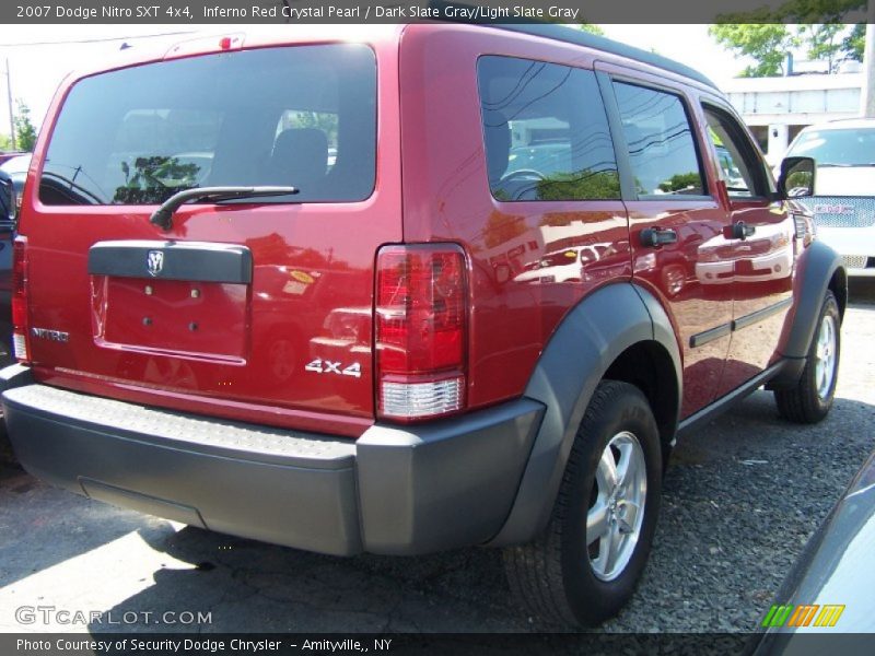 Inferno Red Crystal Pearl / Dark Slate Gray/Light Slate Gray 2007 Dodge Nitro SXT 4x4