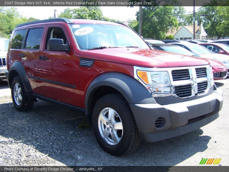 Inferno Red Crystal Pearl / Dark Slate Gray/Light Slate Gray 2007 Dodge Nitro SXT 4x4