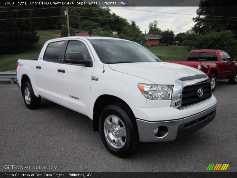 Super White / Graphite Gray 2008 Toyota Tundra TRD CrewMax 4x4