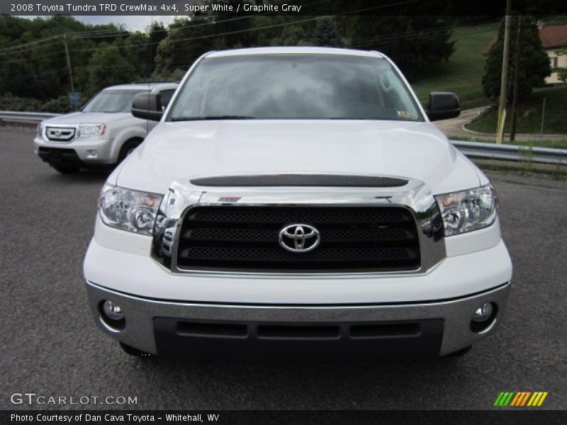 Super White / Graphite Gray 2008 Toyota Tundra TRD CrewMax 4x4