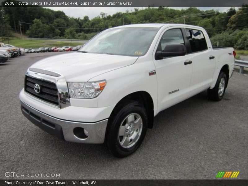 Super White / Graphite Gray 2008 Toyota Tundra TRD CrewMax 4x4