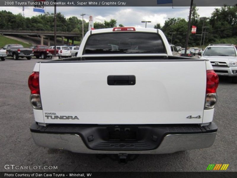 Super White / Graphite Gray 2008 Toyota Tundra TRD CrewMax 4x4
