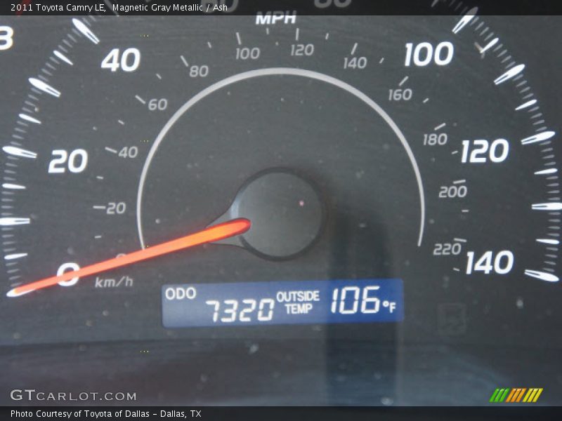Magnetic Gray Metallic / Ash 2011 Toyota Camry LE