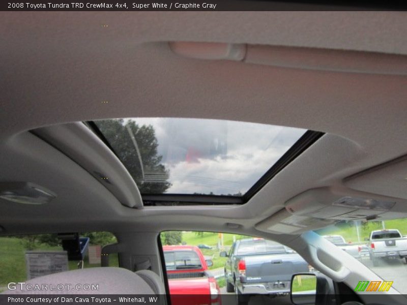 Super White / Graphite Gray 2008 Toyota Tundra TRD CrewMax 4x4
