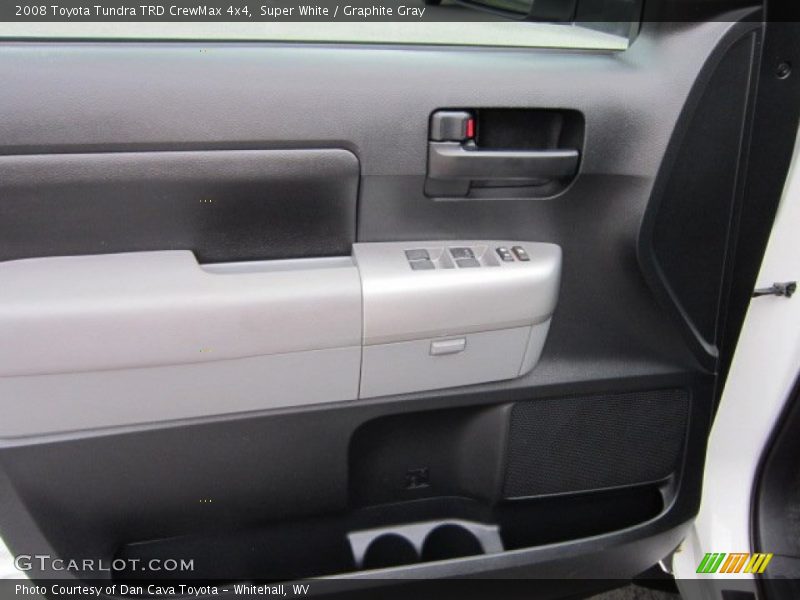 Super White / Graphite Gray 2008 Toyota Tundra TRD CrewMax 4x4