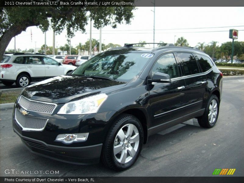 Black Granite Metallic / Light Gray/Ebony 2011 Chevrolet Traverse LTZ
