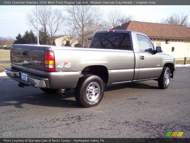 Medium Charcoal Gray Metallic / Graphite Gray 2002 Chevrolet Silverado 1500 Work Truck Regular Cab 4x4