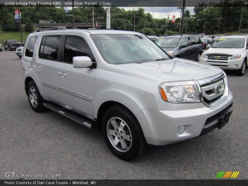 Billet Silver Metallic / Gray 2009 Honda Pilot Touring 4WD