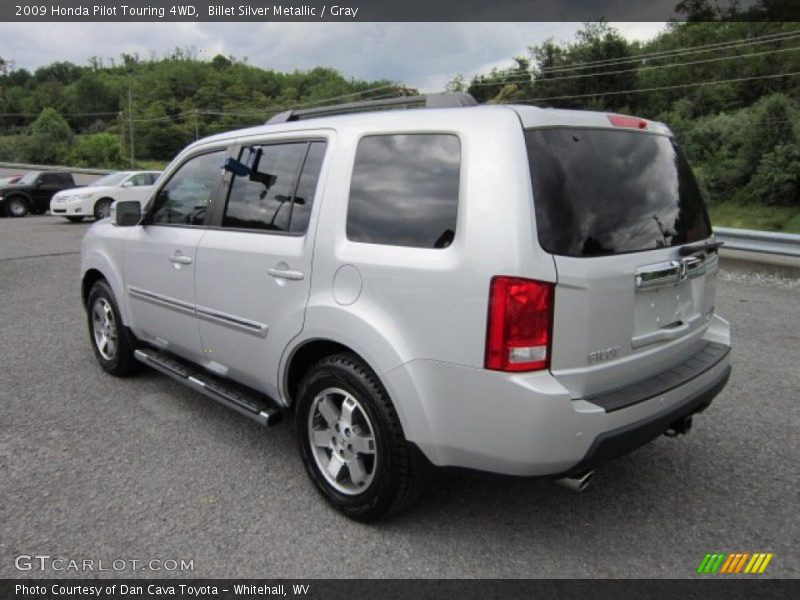 Billet Silver Metallic / Gray 2009 Honda Pilot Touring 4WD