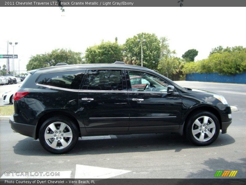 Black Granite Metallic / Light Gray/Ebony 2011 Chevrolet Traverse LTZ