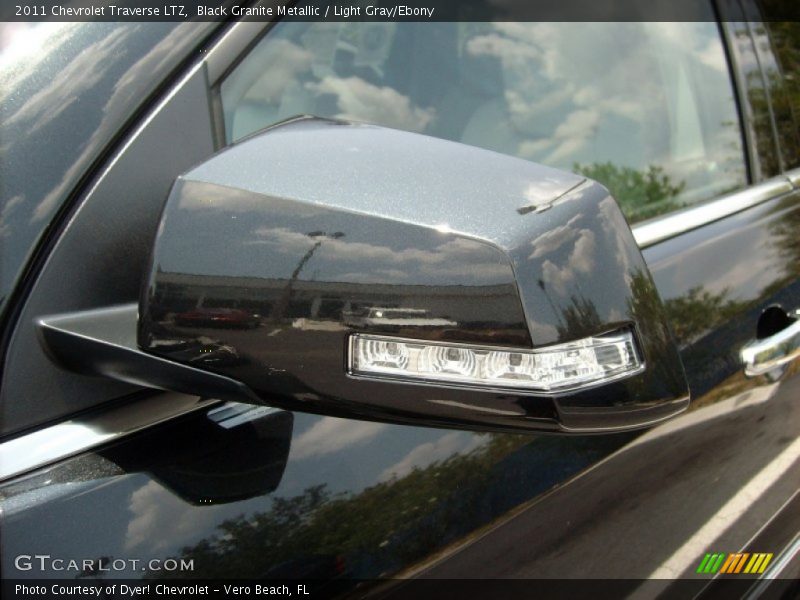 Black Granite Metallic / Light Gray/Ebony 2011 Chevrolet Traverse LTZ