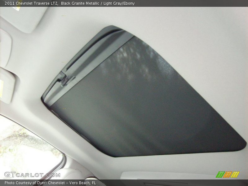 Black Granite Metallic / Light Gray/Ebony 2011 Chevrolet Traverse LTZ