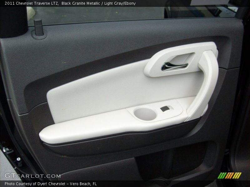 Black Granite Metallic / Light Gray/Ebony 2011 Chevrolet Traverse LTZ