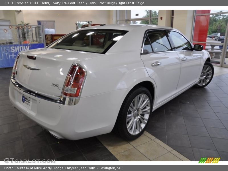 Ivory Tri-Coat Pearl / Dark Frost Beige/Light Frost Beige 2011 Chrysler 300 C Hemi