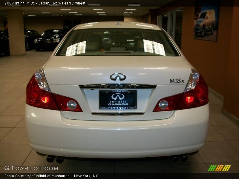 Ivory Pearl / Wheat 2007 Infiniti M 35x Sedan