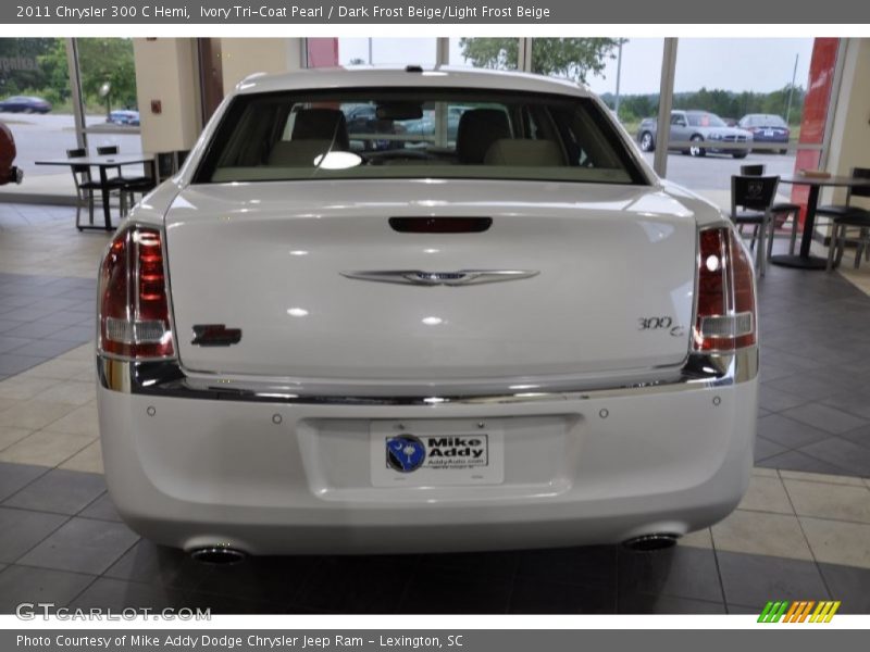Ivory Tri-Coat Pearl / Dark Frost Beige/Light Frost Beige 2011 Chrysler 300 C Hemi