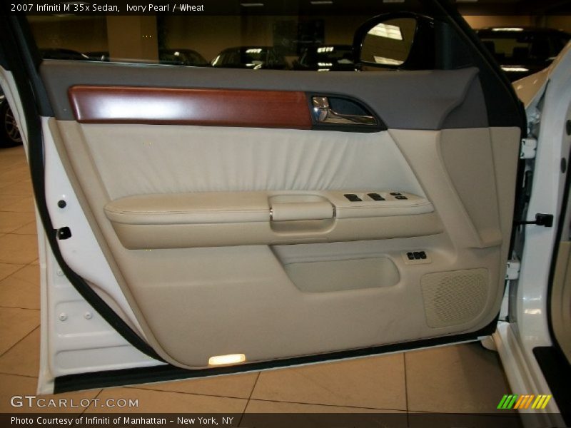 Ivory Pearl / Wheat 2007 Infiniti M 35x Sedan