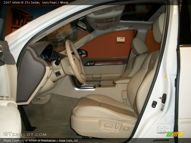 Ivory Pearl / Wheat 2007 Infiniti M 35x Sedan