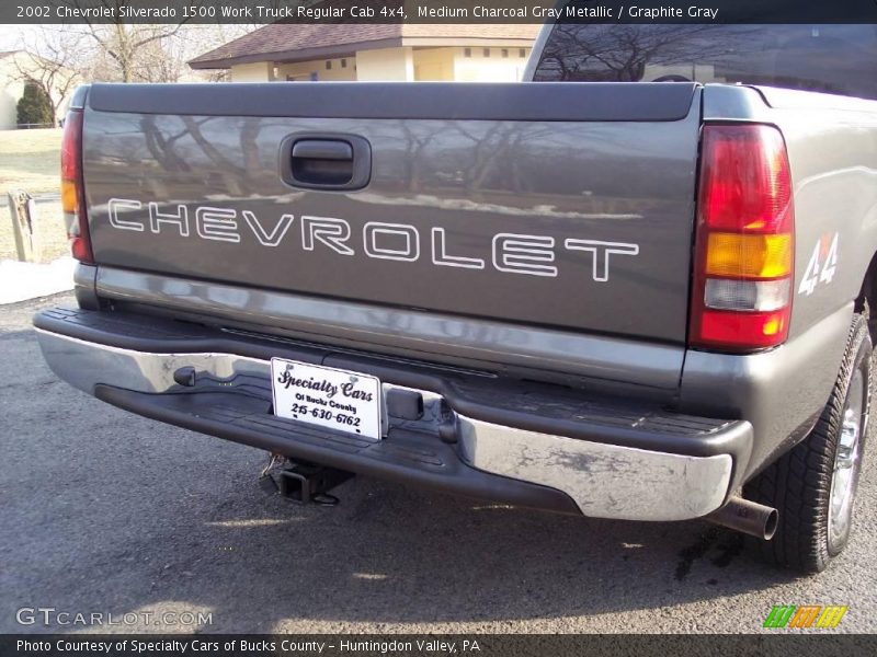 Medium Charcoal Gray Metallic / Graphite Gray 2002 Chevrolet Silverado 1500 Work Truck Regular Cab 4x4