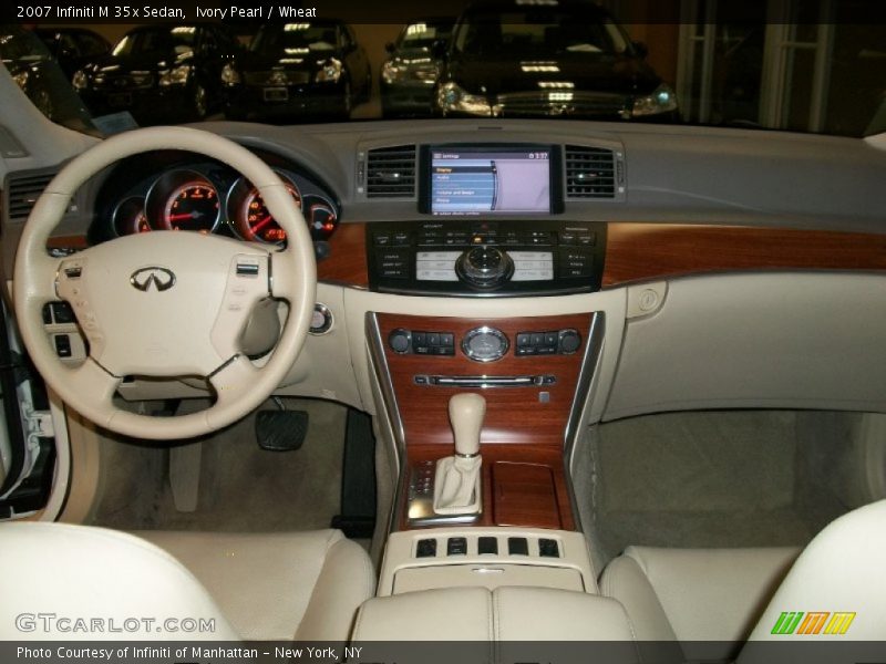 Ivory Pearl / Wheat 2007 Infiniti M 35x Sedan