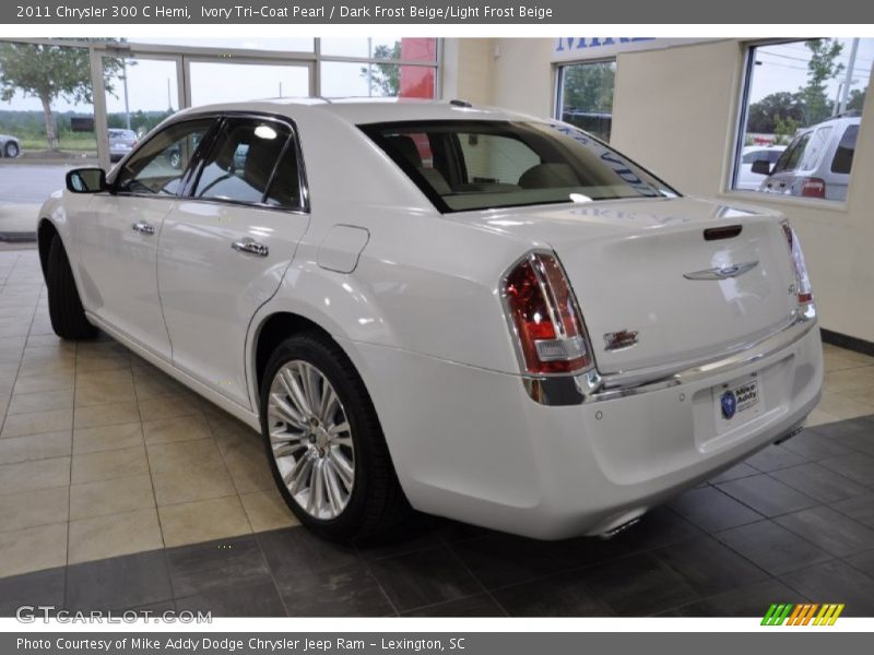 Ivory Tri-Coat Pearl / Dark Frost Beige/Light Frost Beige 2011 Chrysler 300 C Hemi