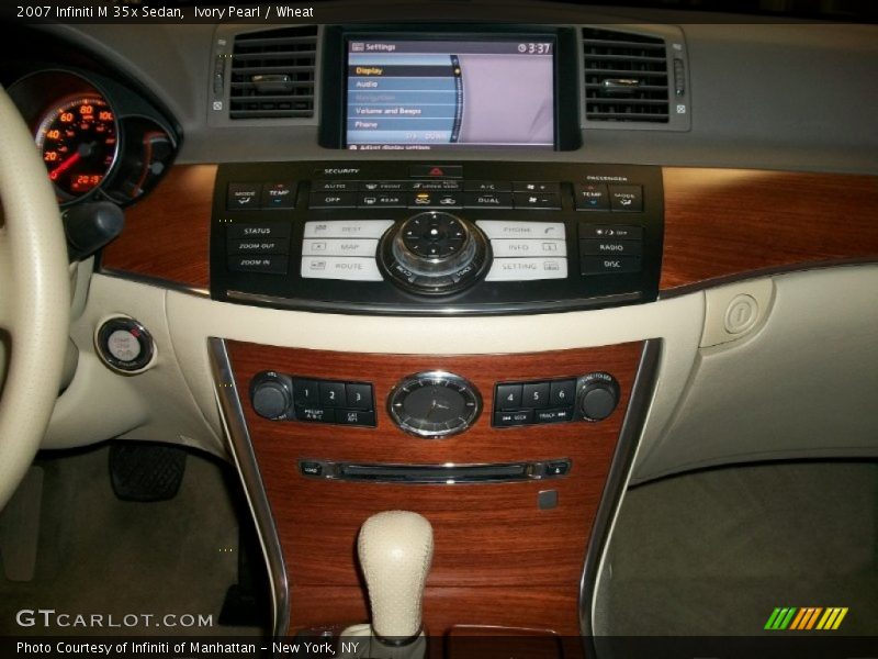 Ivory Pearl / Wheat 2007 Infiniti M 35x Sedan