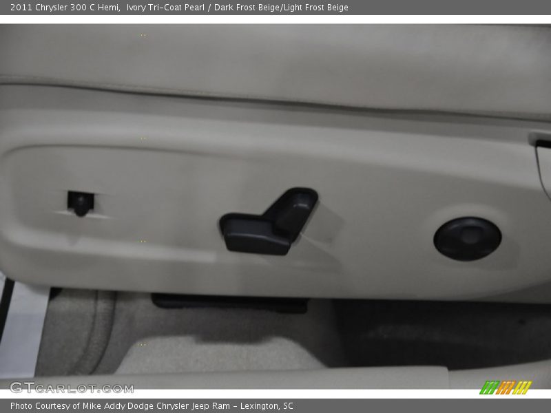 Ivory Tri-Coat Pearl / Dark Frost Beige/Light Frost Beige 2011 Chrysler 300 C Hemi