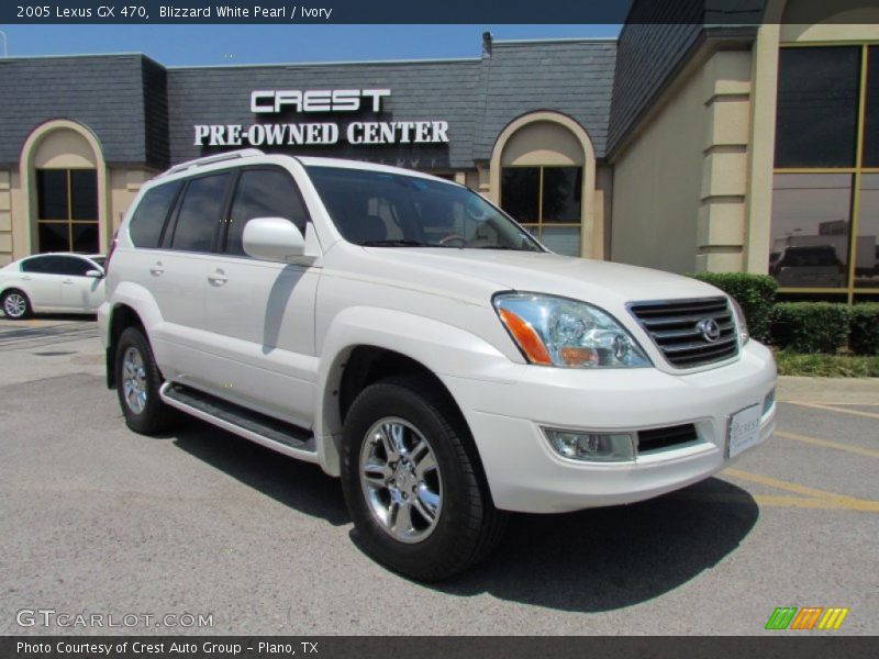 Blizzard White Pearl / Ivory 2005 Lexus GX 470