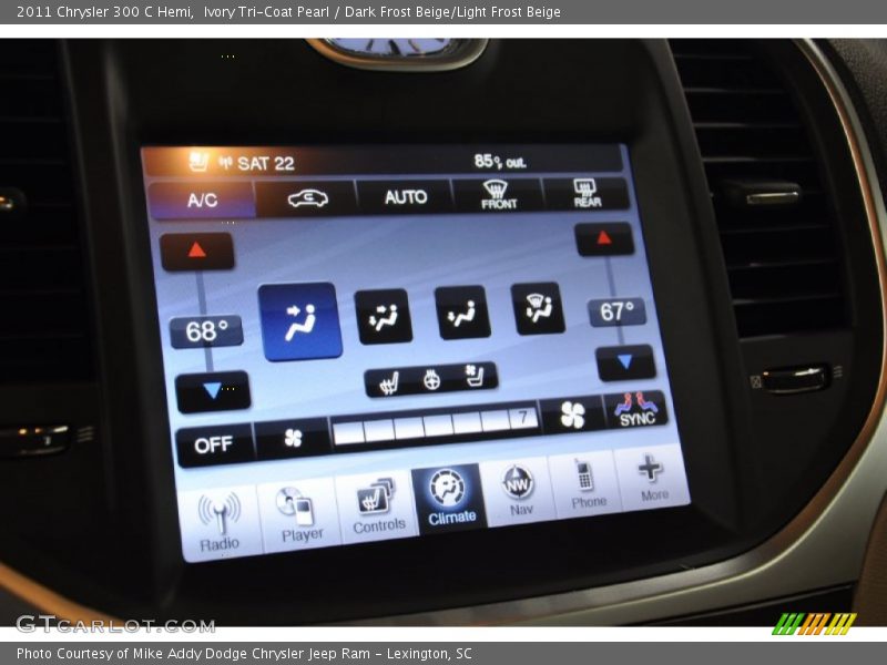 Ivory Tri-Coat Pearl / Dark Frost Beige/Light Frost Beige 2011 Chrysler 300 C Hemi