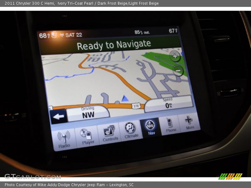 Navigation of 2011 300 C Hemi