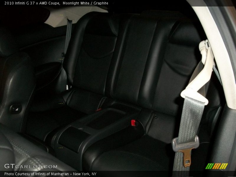 Moonlight White / Graphite 2010 Infiniti G 37 x AWD Coupe