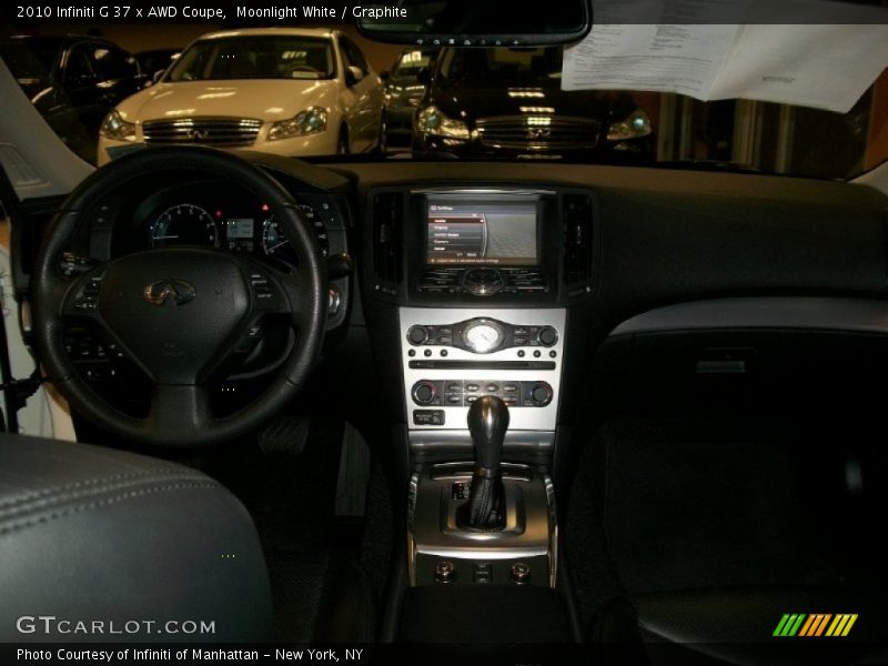 Moonlight White / Graphite 2010 Infiniti G 37 x AWD Coupe