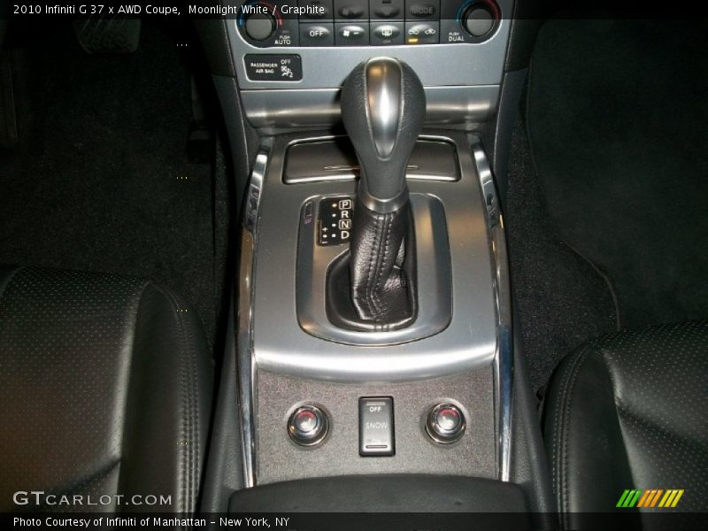  2010 G 37 x AWD Coupe 7 Speed ASC Automatic Shifter