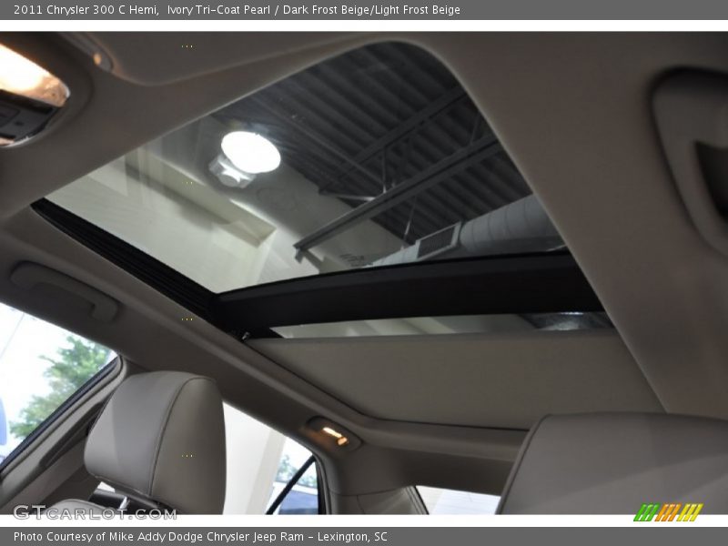 Ivory Tri-Coat Pearl / Dark Frost Beige/Light Frost Beige 2011 Chrysler 300 C Hemi