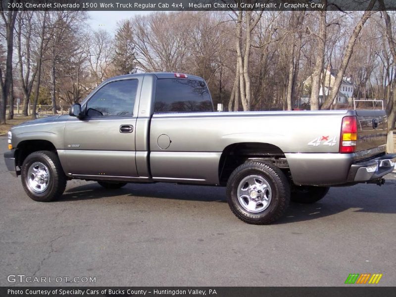 Medium Charcoal Gray Metallic / Graphite Gray 2002 Chevrolet Silverado 1500 Work Truck Regular Cab 4x4