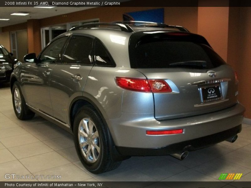 Diamond Graphite Metallic / Graphite 2008 Infiniti FX 35 AWD