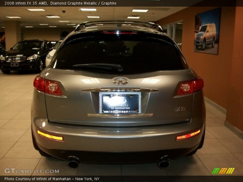 Diamond Graphite Metallic / Graphite 2008 Infiniti FX 35 AWD