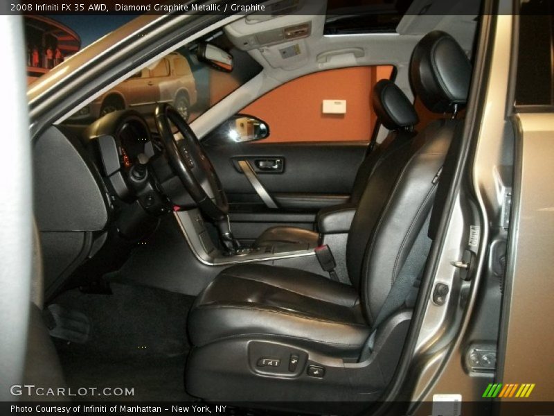 Diamond Graphite Metallic / Graphite 2008 Infiniti FX 35 AWD