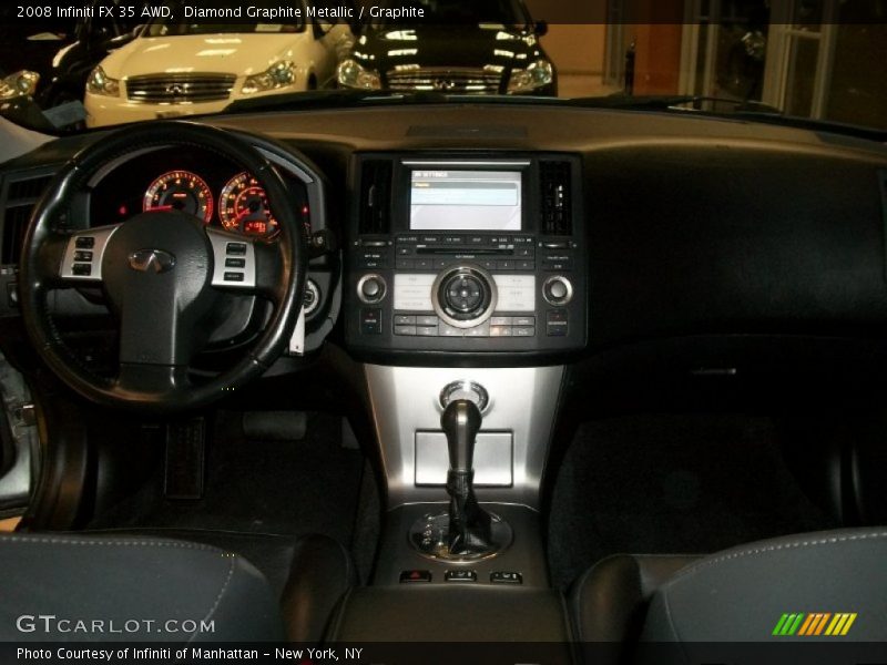 Diamond Graphite Metallic / Graphite 2008 Infiniti FX 35 AWD