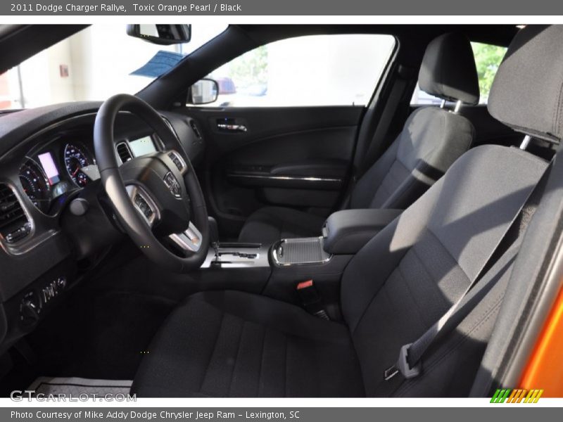 Toxic Orange Pearl / Black 2011 Dodge Charger Rallye