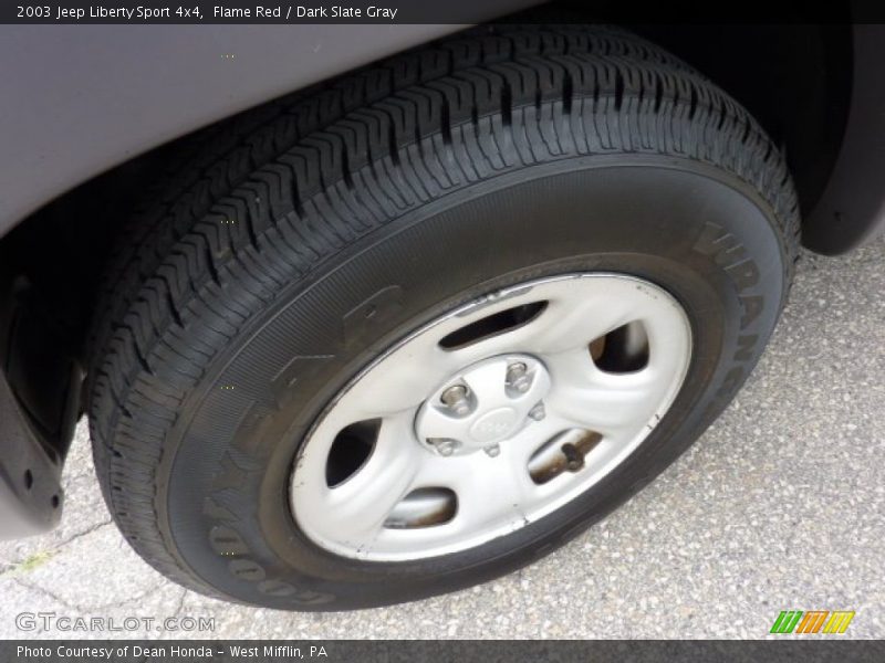 Flame Red / Dark Slate Gray 2003 Jeep Liberty Sport 4x4
