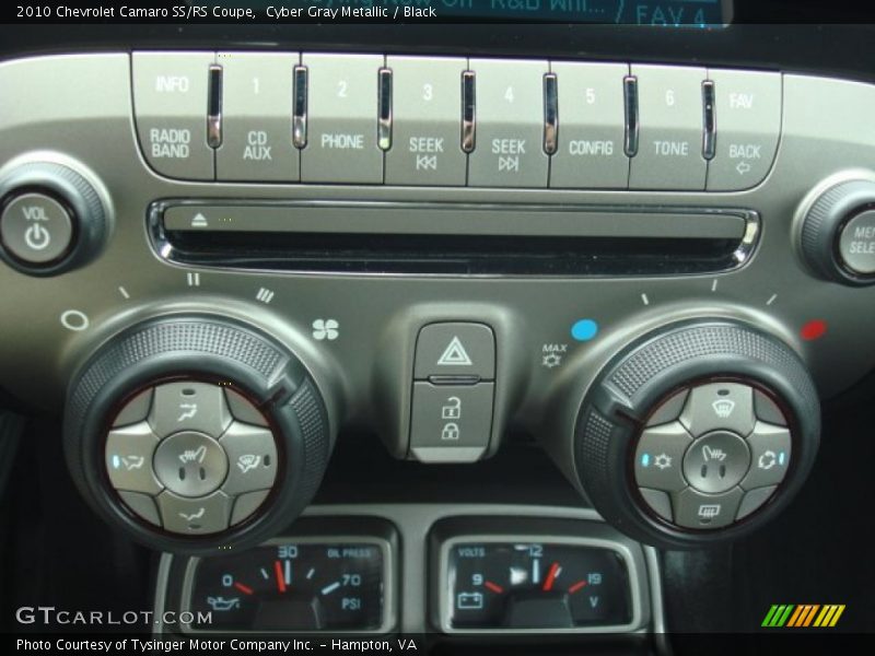 Controls of 2010 Camaro SS/RS Coupe