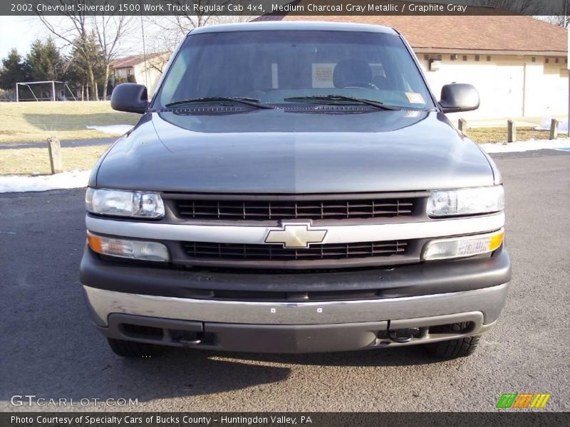 Medium Charcoal Gray Metallic / Graphite Gray 2002 Chevrolet Silverado 1500 Work Truck Regular Cab 4x4