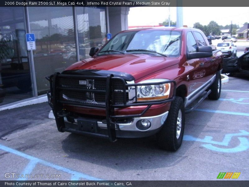 Inferno Red Crystal Pearl / Medium Slate Gray 2006 Dodge Ram 2500 SLT Mega Cab 4x4
