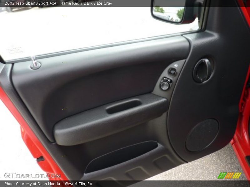 Flame Red / Dark Slate Gray 2003 Jeep Liberty Sport 4x4