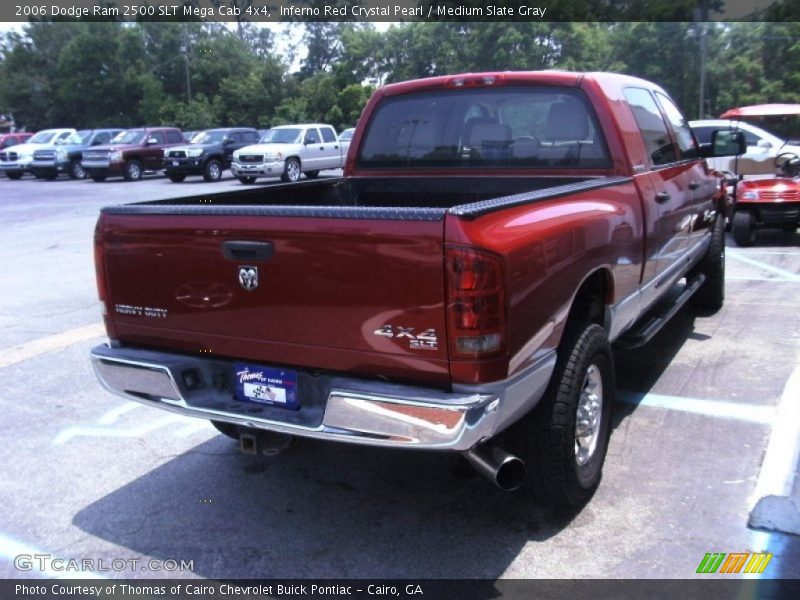 Inferno Red Crystal Pearl / Medium Slate Gray 2006 Dodge Ram 2500 SLT Mega Cab 4x4