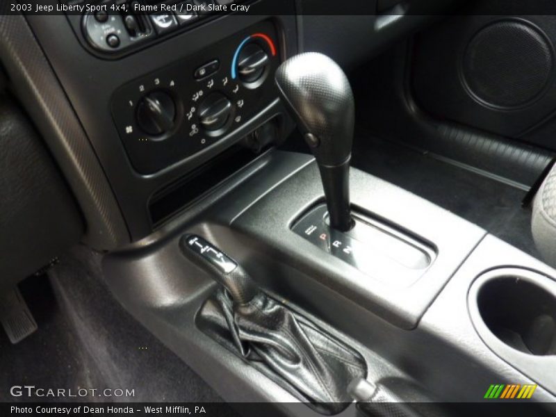 Flame Red / Dark Slate Gray 2003 Jeep Liberty Sport 4x4