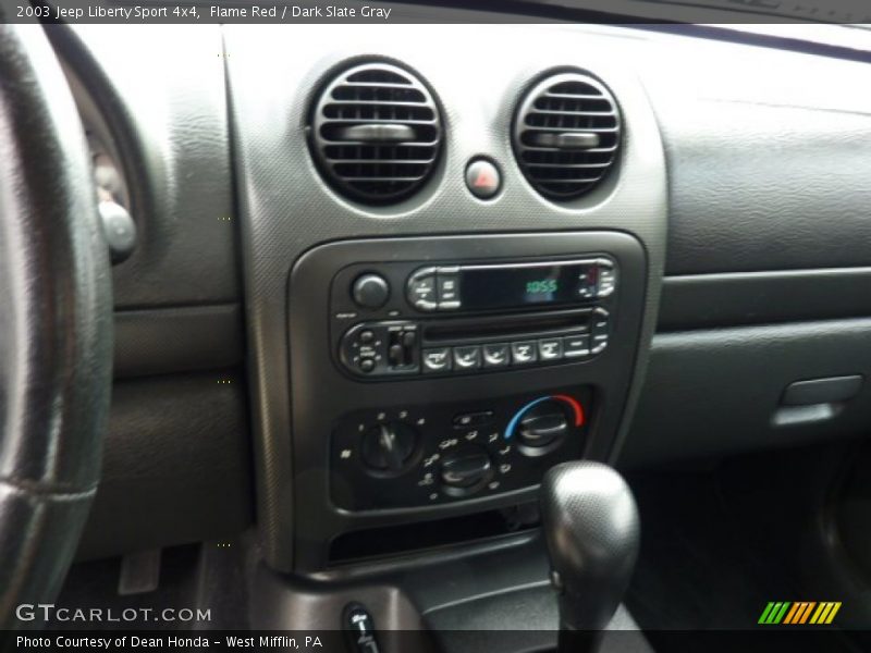 Flame Red / Dark Slate Gray 2003 Jeep Liberty Sport 4x4