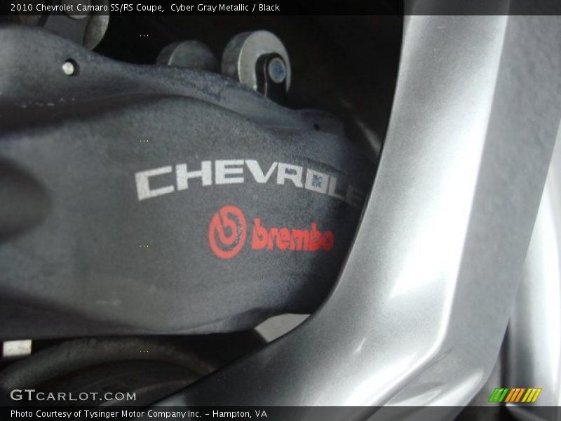 Cyber Gray Metallic / Black 2010 Chevrolet Camaro SS/RS Coupe