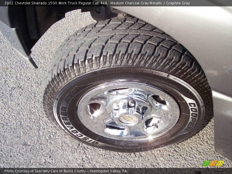 Medium Charcoal Gray Metallic / Graphite Gray 2002 Chevrolet Silverado 1500 Work Truck Regular Cab 4x4